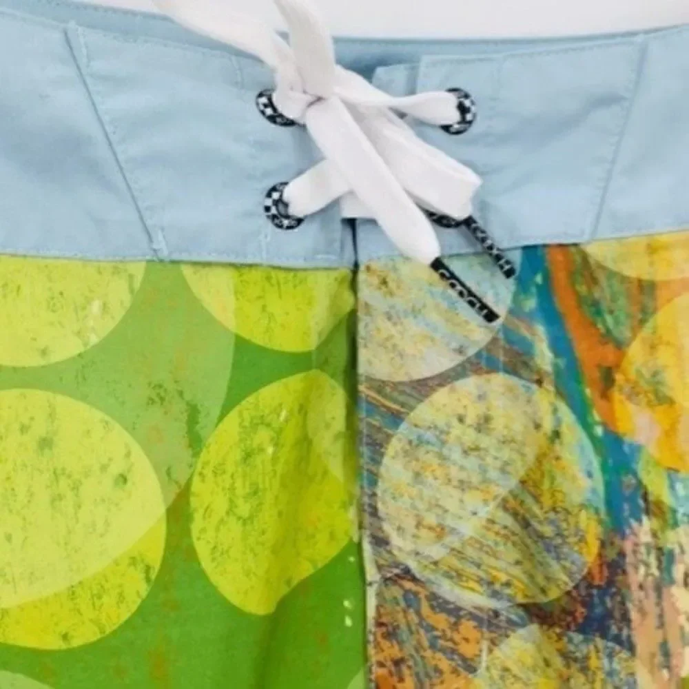 Gooch mens psychedelic swim trunks 28 BoxF
